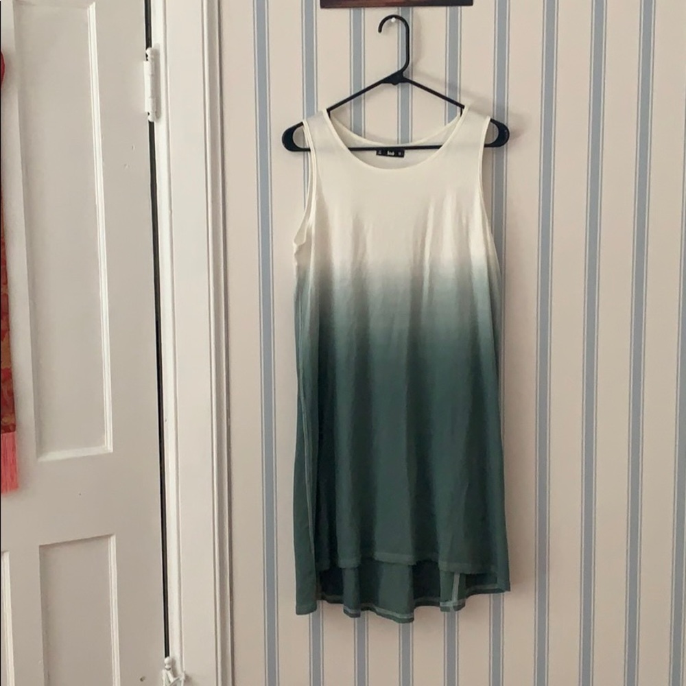 Tie dye ombré dress